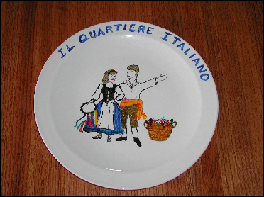 Plate created in the Piatti di Buon Ricordo workshop (2002)