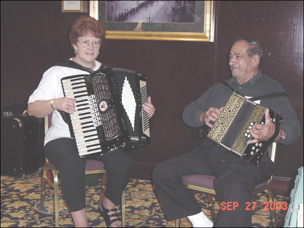 Diane De Gasparis and Gabriel Pelosi of I Gagliardi Italiani (2003)