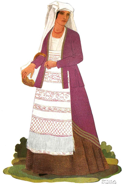 111 Antico Costume di Gaeta - Ancient Costume of Gaeta