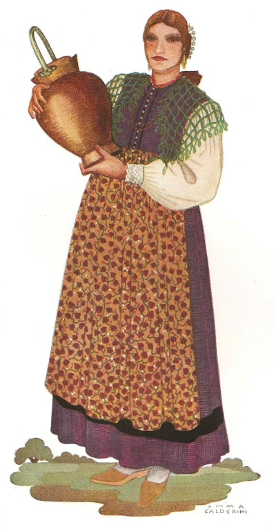 48 Costume di Belluno e Dintorni - Costume of Belluno and Environs